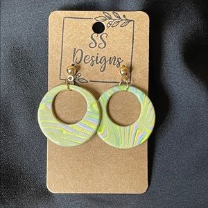 Polymer clay earrings